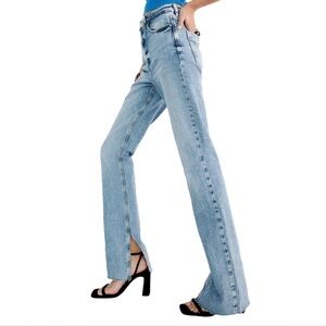 Zara Jeans with Split Hem
